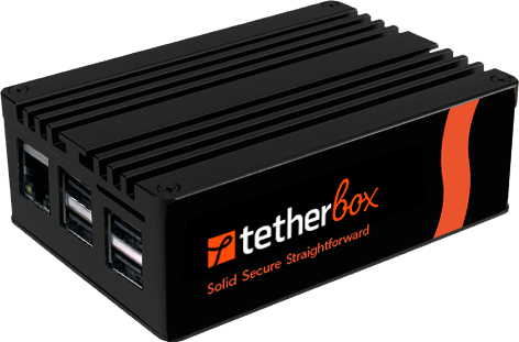 TetherBox storage setup mockup